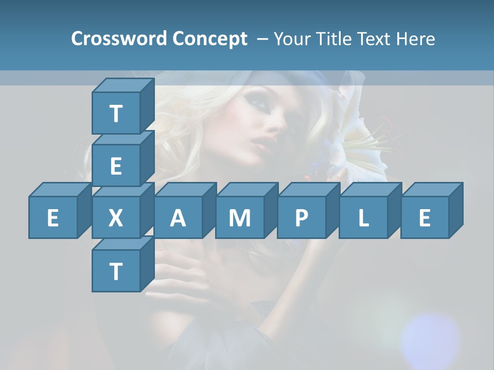 Holding Girl Butterfly PowerPoint Template