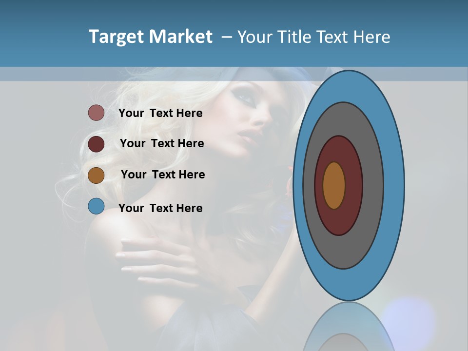 Holding Girl Butterfly PowerPoint Template