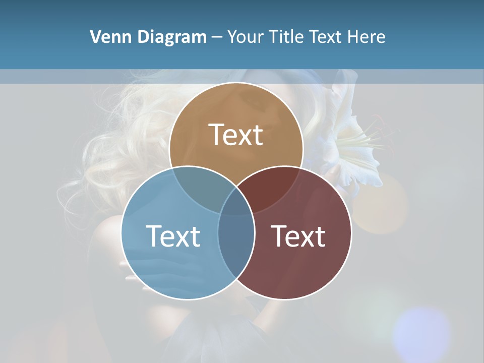 Holding Girl Butterfly PowerPoint Template