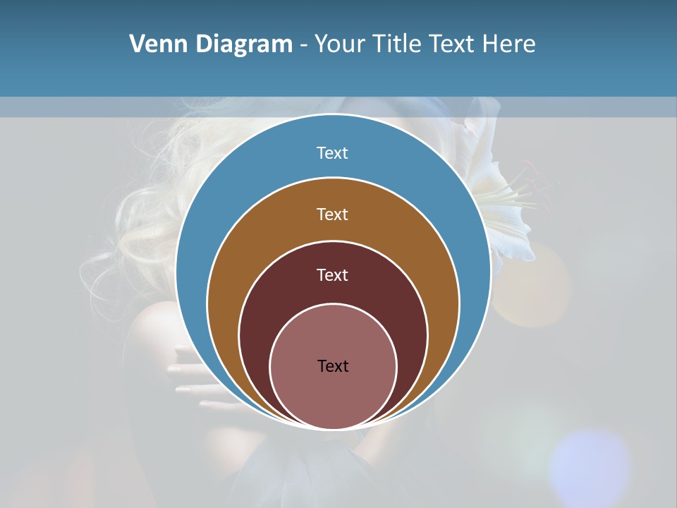Holding Girl Butterfly PowerPoint Template
