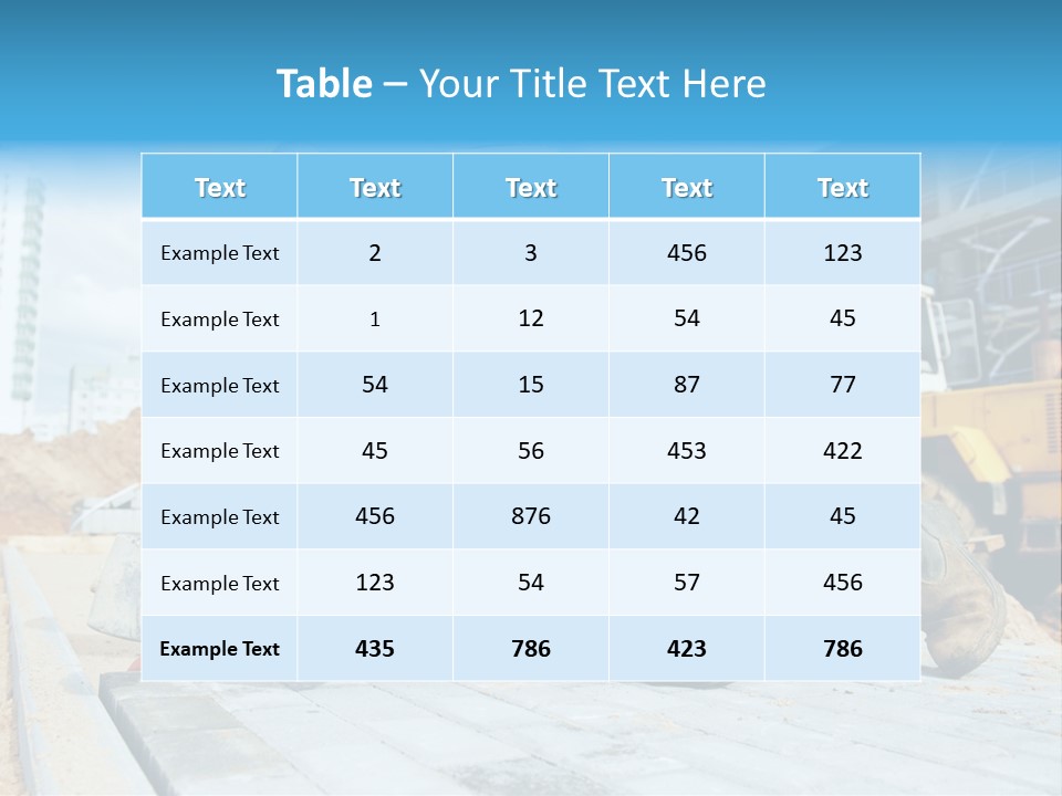 Skill Pediment Parapet PowerPoint Template