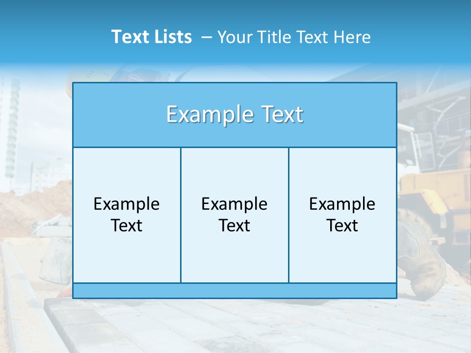 Skill Pediment Parapet PowerPoint Template