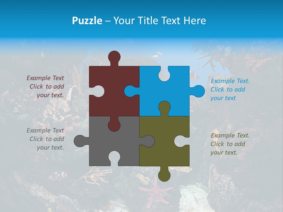 Fish Spices Algae PowerPoint Template