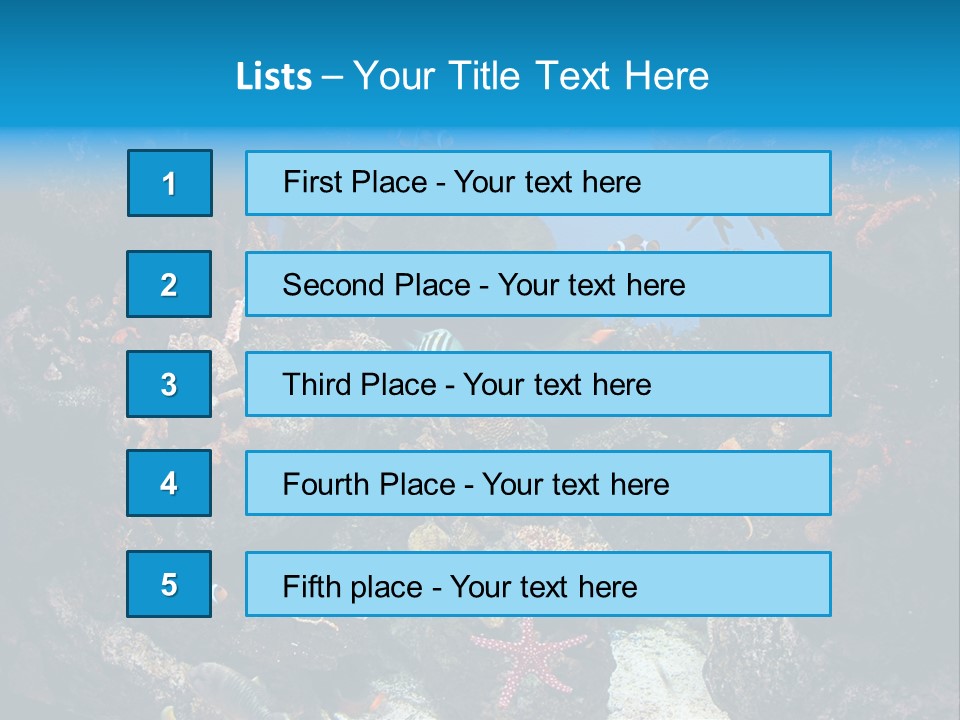 Fish Spices Algae PowerPoint Template
