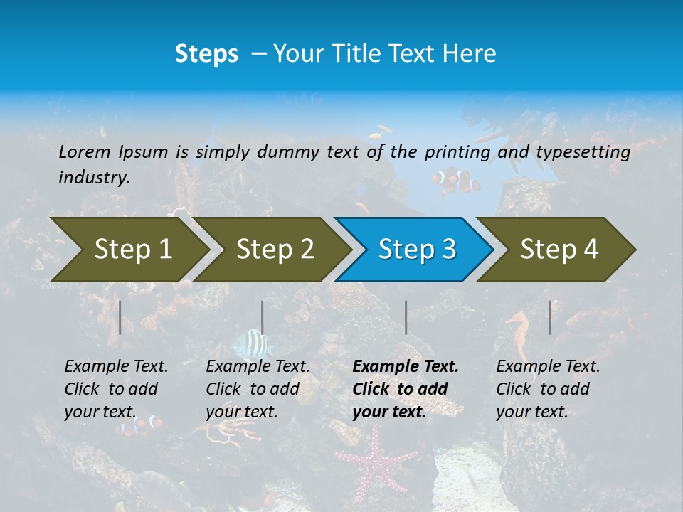 Fish Spices Algae PowerPoint Template