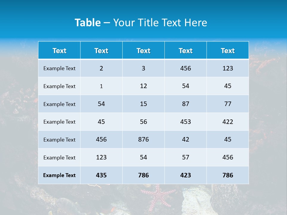 Fish Spices Algae PowerPoint Template