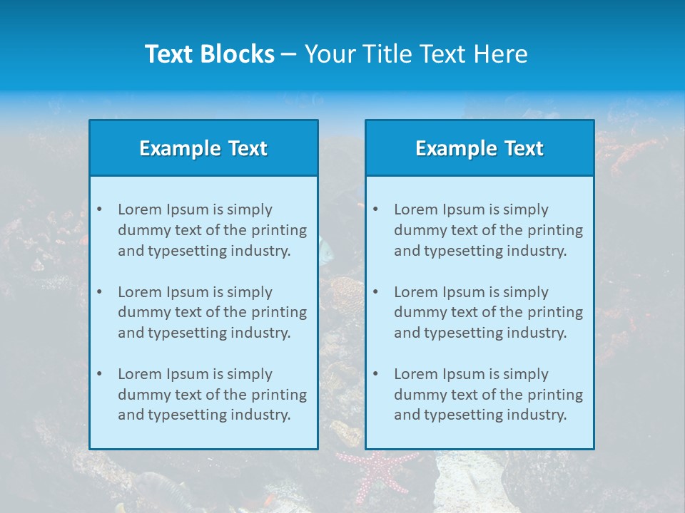 Fish Spices Algae PowerPoint Template