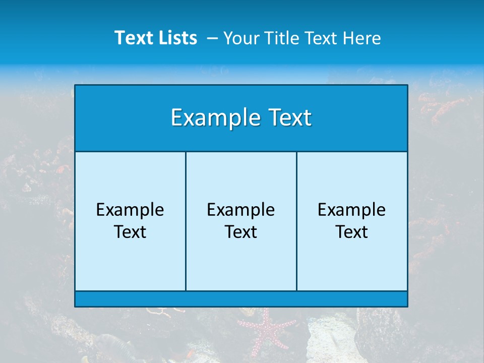 Fish Spices Algae PowerPoint Template