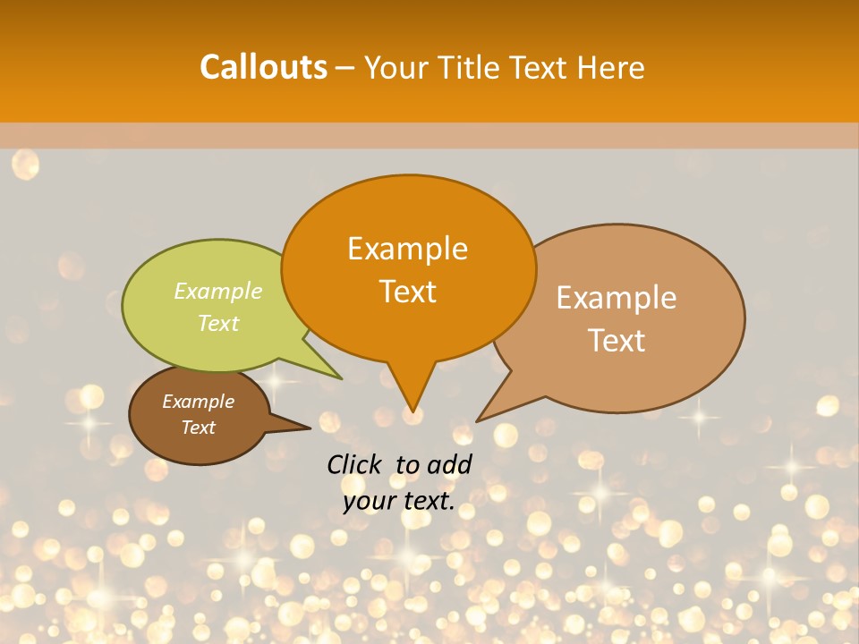 Blur Fizz Glow PowerPoint Template