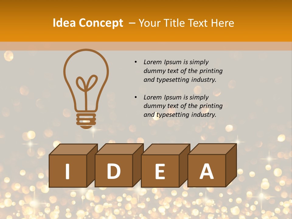 Blur Fizz Glow PowerPoint Template