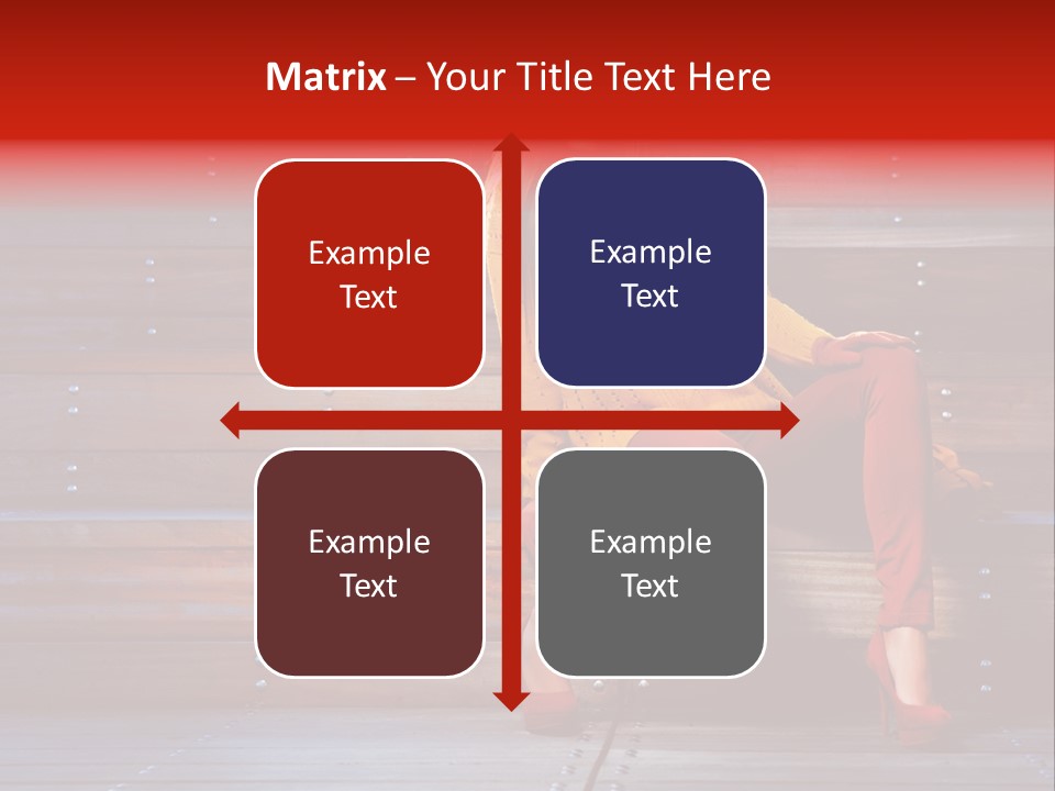 Woman Girl Cute PowerPoint Template