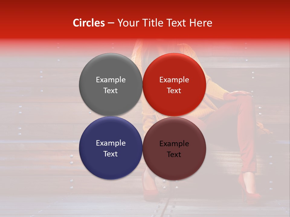 Woman Girl Cute PowerPoint Template