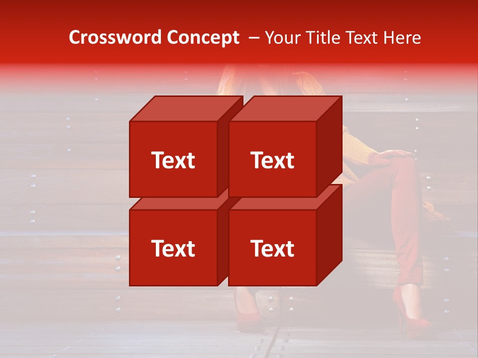 Woman Girl Cute PowerPoint Template