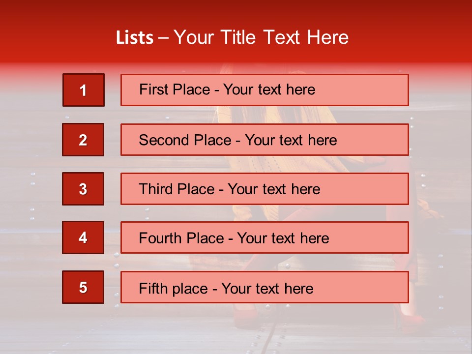 Woman Girl Cute PowerPoint Template