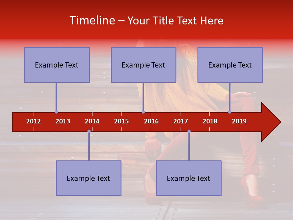 Woman Girl Cute PowerPoint Template