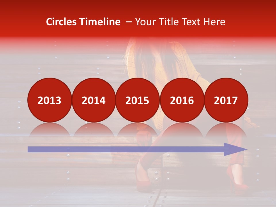 Woman Girl Cute PowerPoint Template