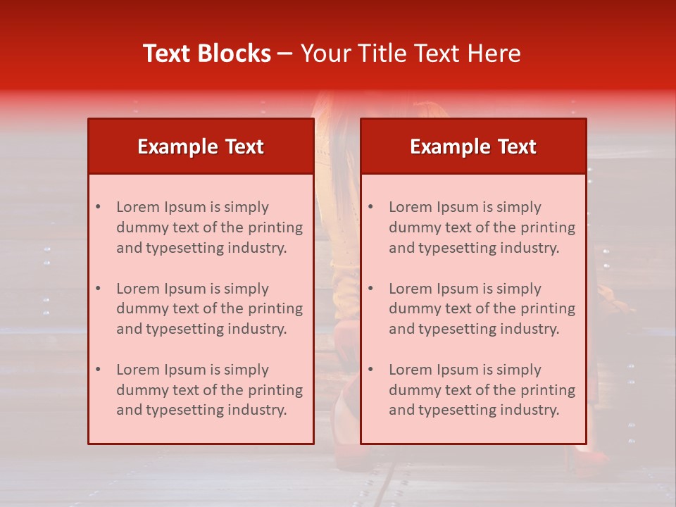 Woman Girl Cute PowerPoint Template