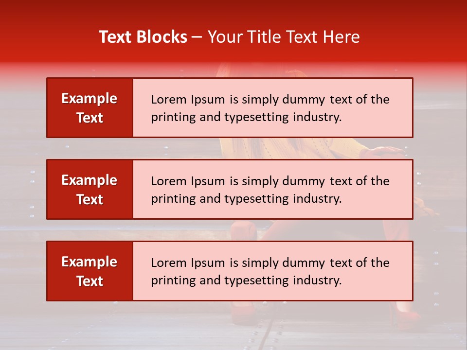 Woman Girl Cute PowerPoint Template