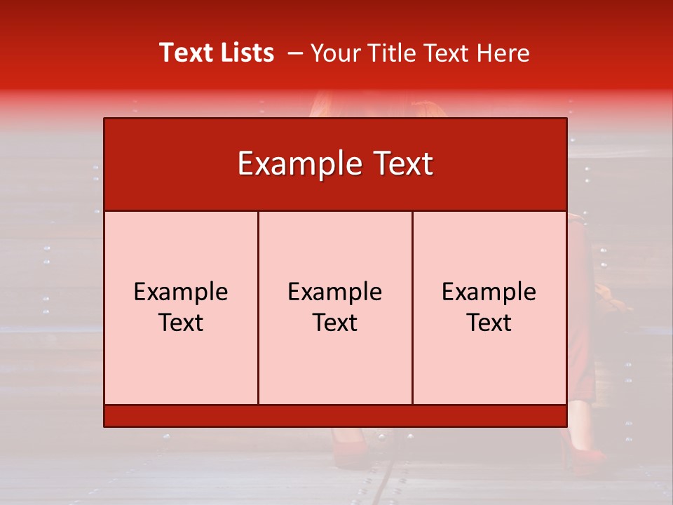 Woman Girl Cute PowerPoint Template