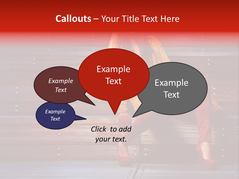 Woman Girl Cute PowerPoint Template