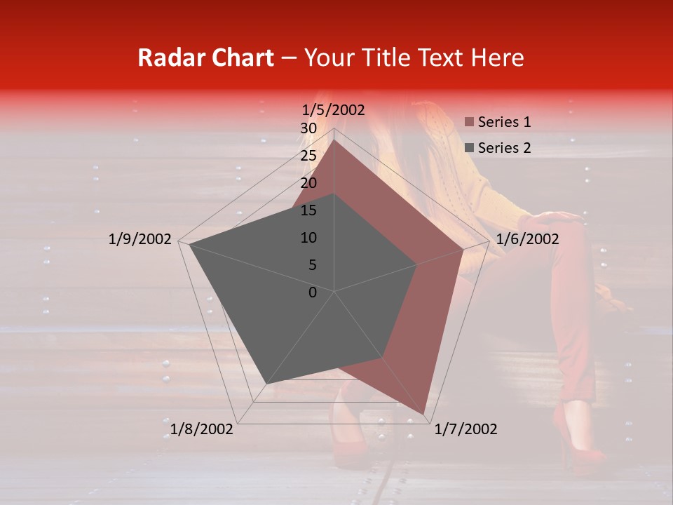 Woman Girl Cute PowerPoint Template