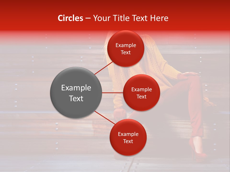 Woman Girl Cute PowerPoint Template