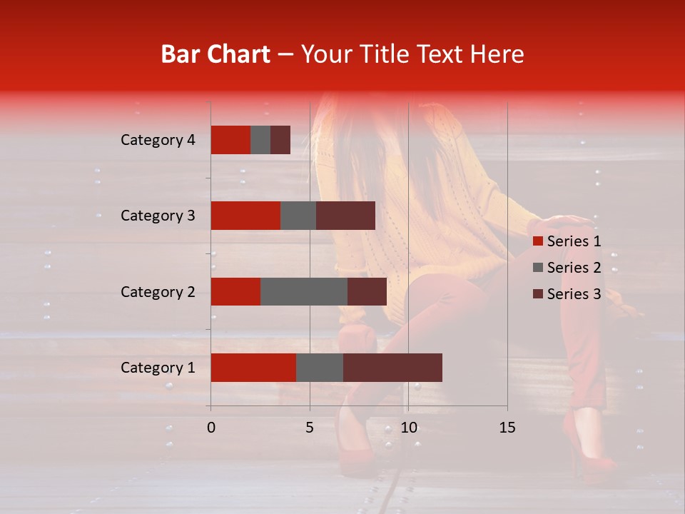 Woman Girl Cute PowerPoint Template