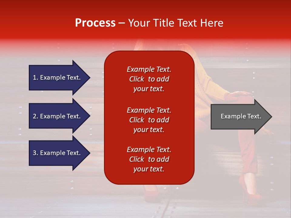 Woman Girl Cute PowerPoint Template