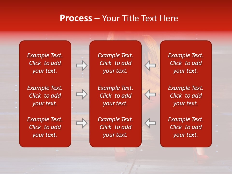 Woman Girl Cute PowerPoint Template