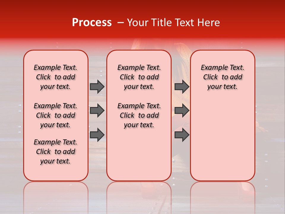 Woman Girl Cute PowerPoint Template