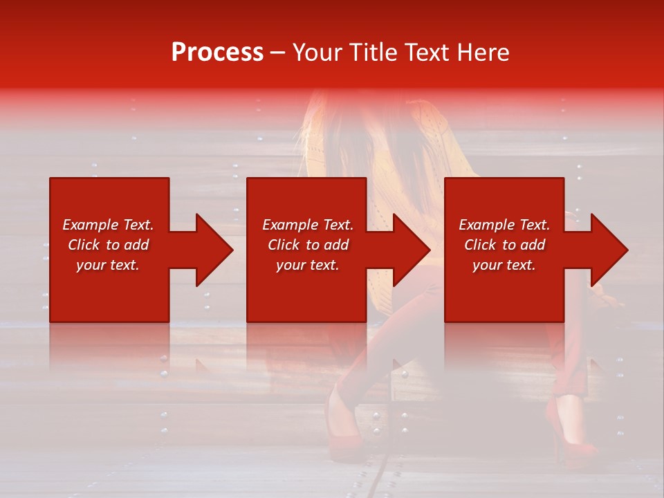 Woman Girl Cute PowerPoint Template