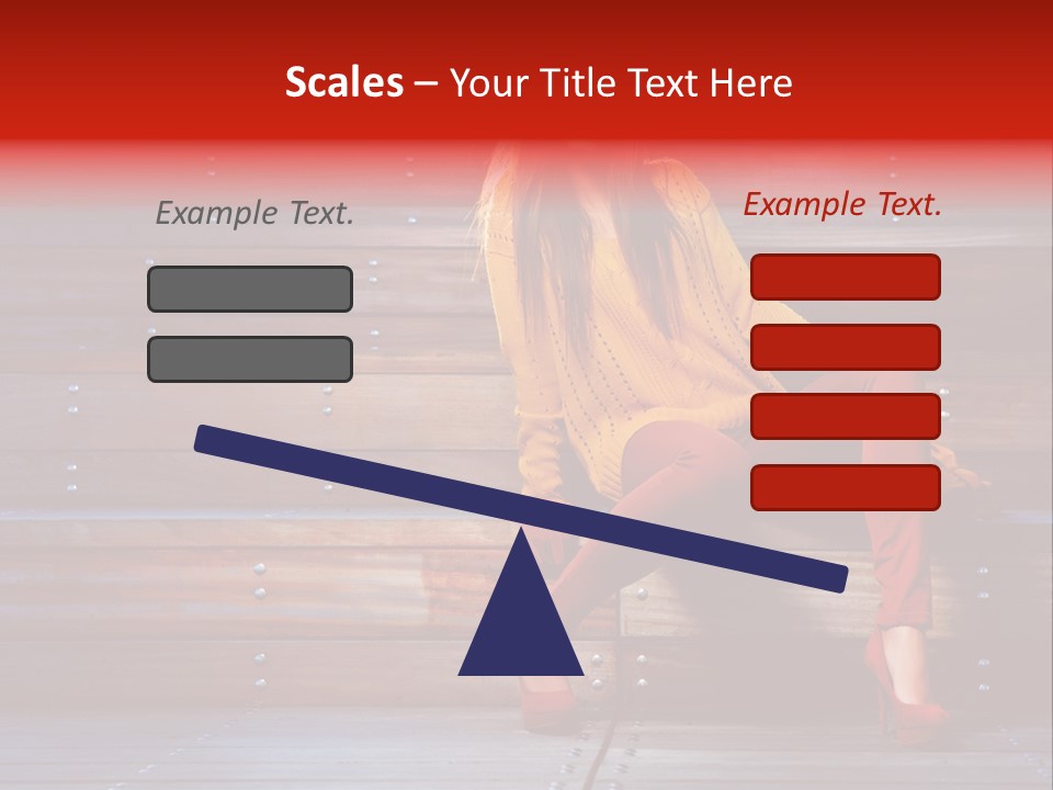 Woman Girl Cute PowerPoint Template