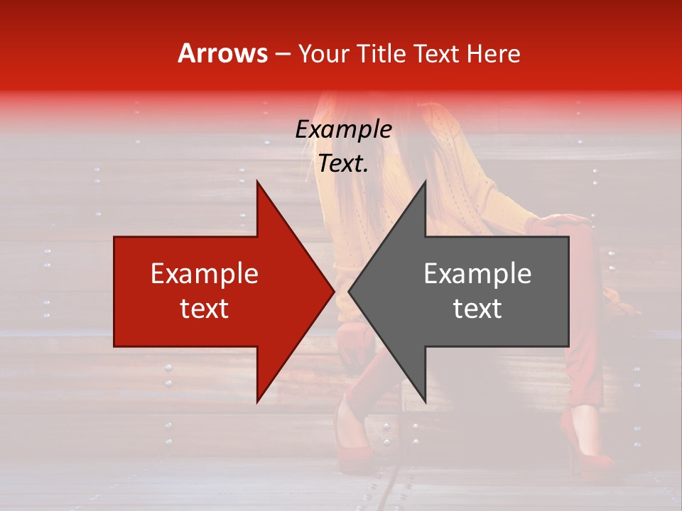 Woman Girl Cute PowerPoint Template