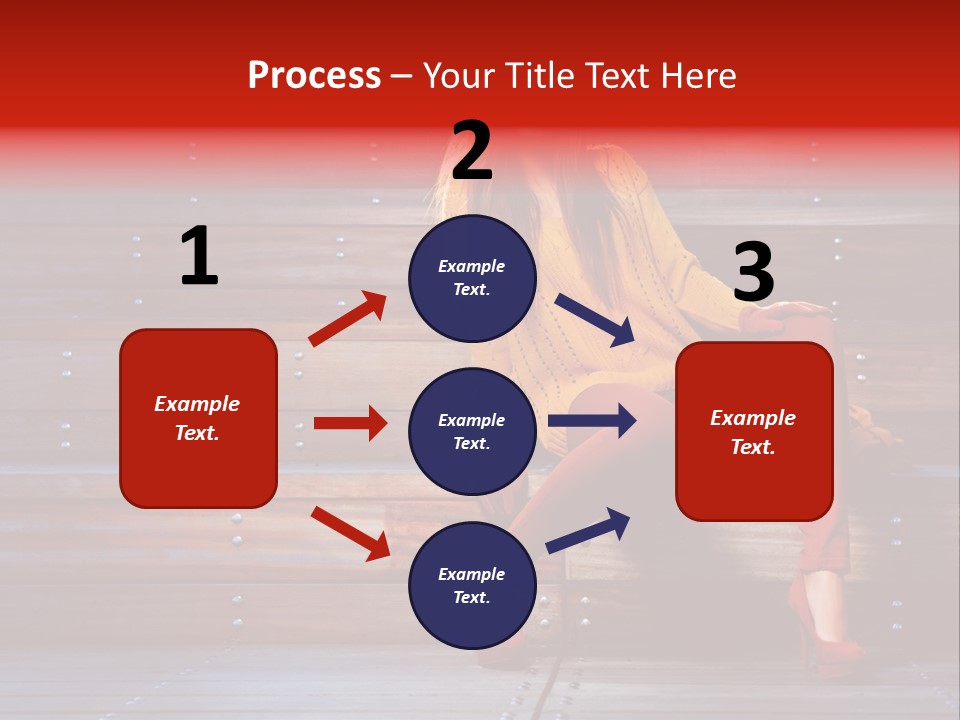 Woman Girl Cute PowerPoint Template