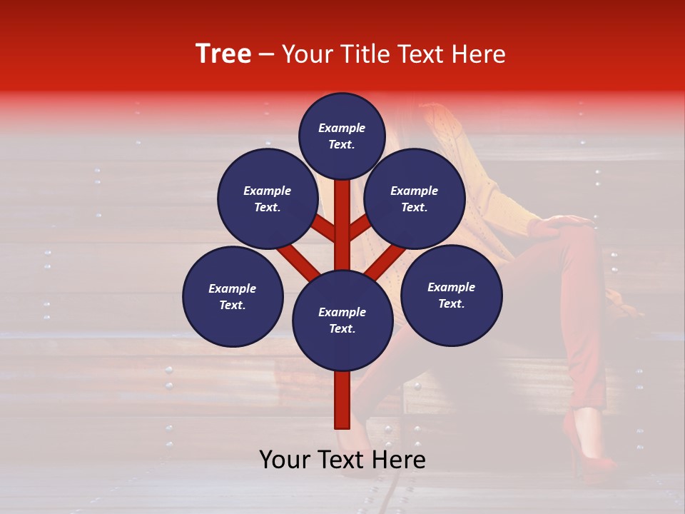 Woman Girl Cute PowerPoint Template