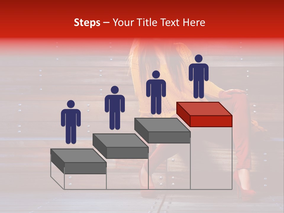 Woman Girl Cute PowerPoint Template