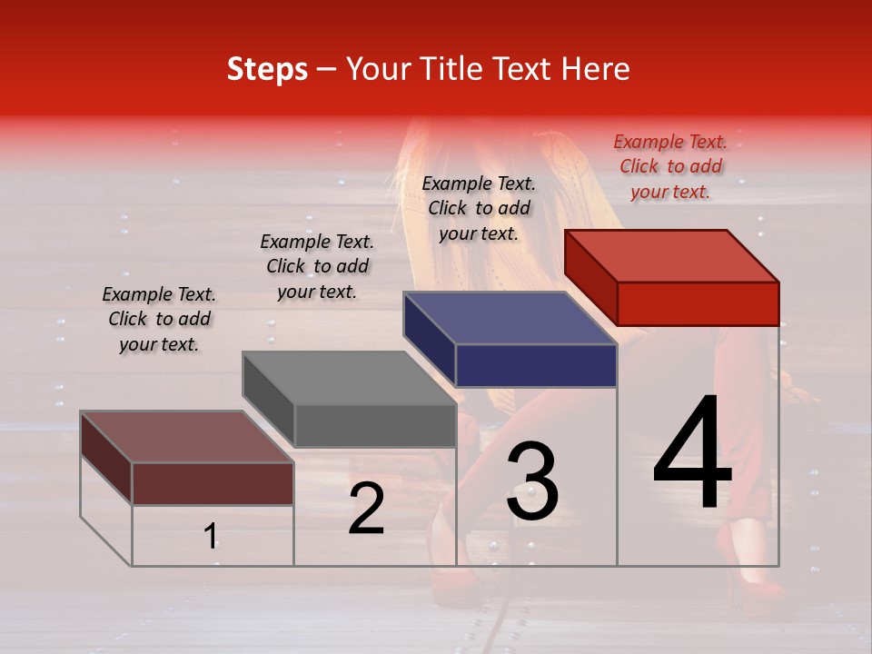 Woman Girl Cute PowerPoint Template