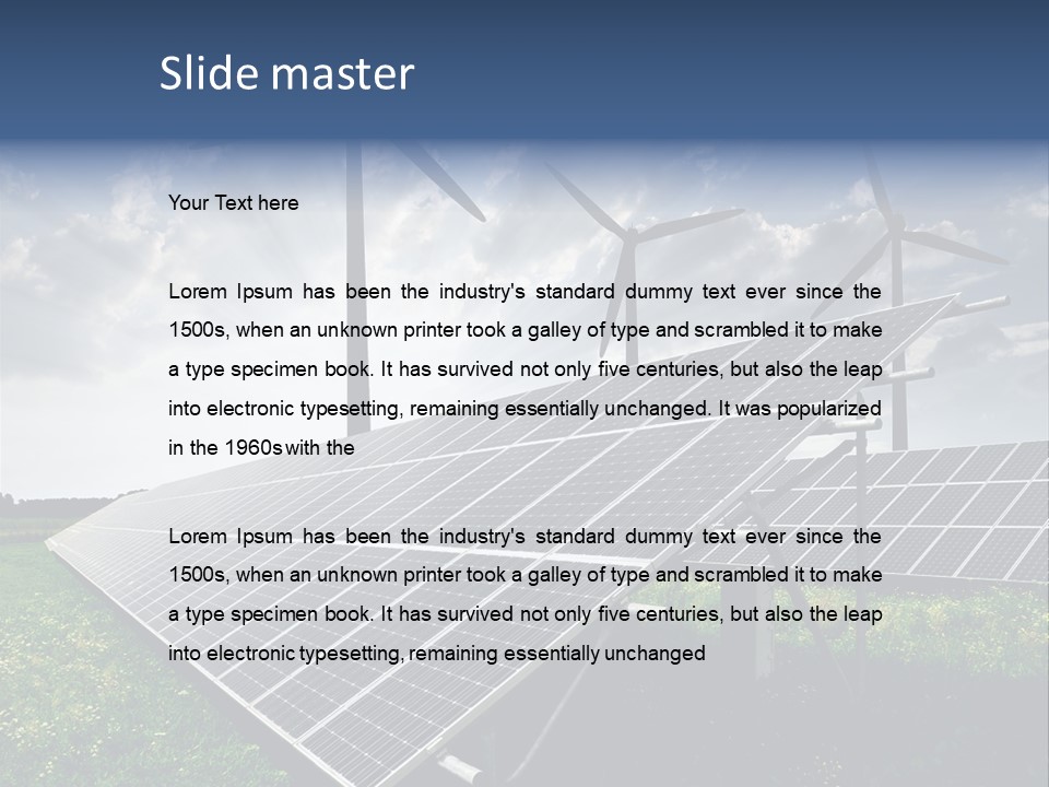 Alternativ Eco Ozone PowerPoint Template