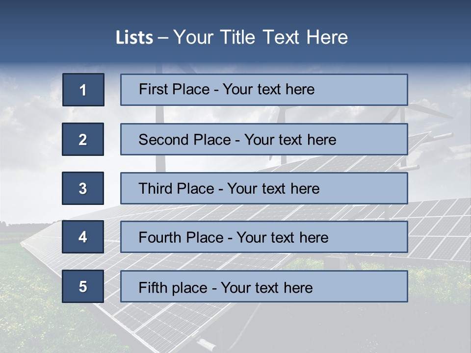 Alternativ Eco Ozone PowerPoint Template