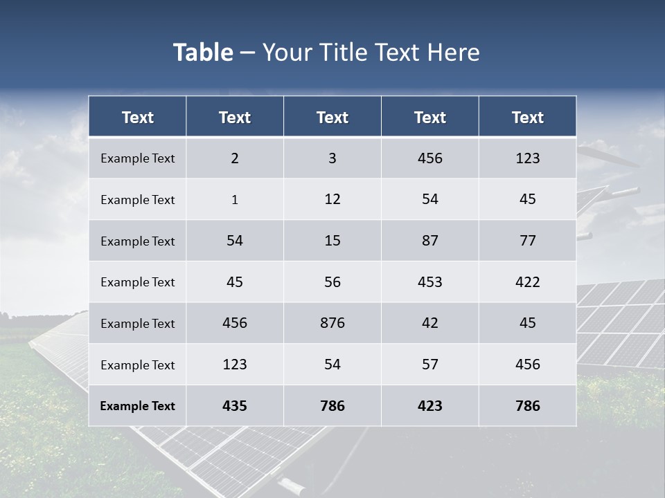 Alternativ Eco Ozone PowerPoint Template