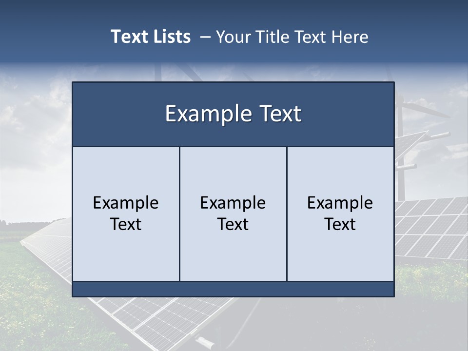 Alternativ Eco Ozone PowerPoint Template