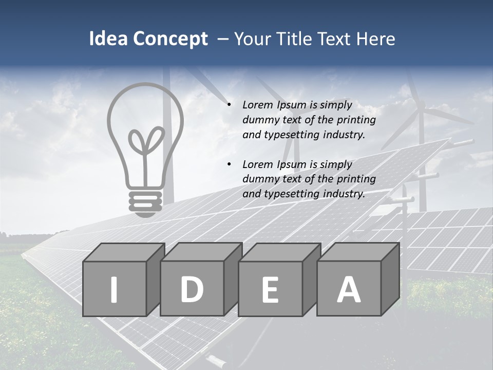 Alternativ Eco Ozone PowerPoint Template
