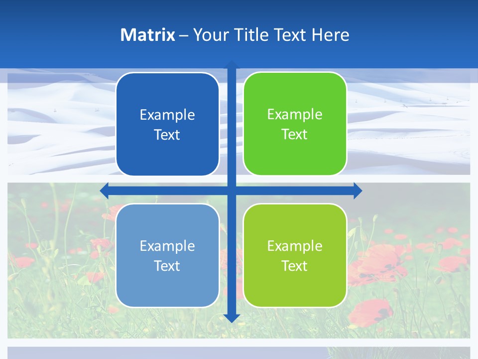 Natural Plant Water PowerPoint Template