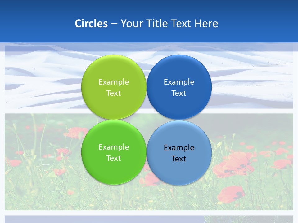 Natural Plant Water PowerPoint Template