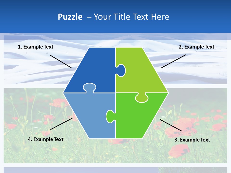 Natural Plant Water PowerPoint Template