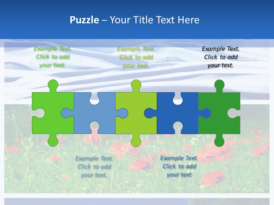 Natural Plant Water PowerPoint Template