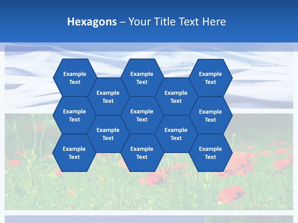 Natural Plant Water PowerPoint Template