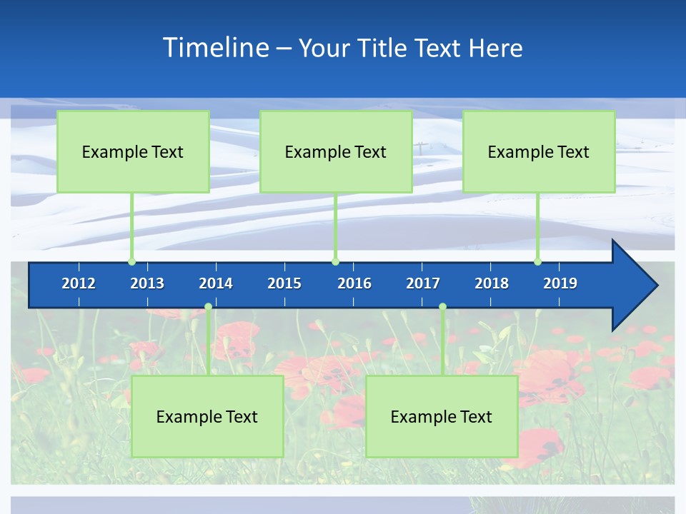 Natural Plant Water PowerPoint Template