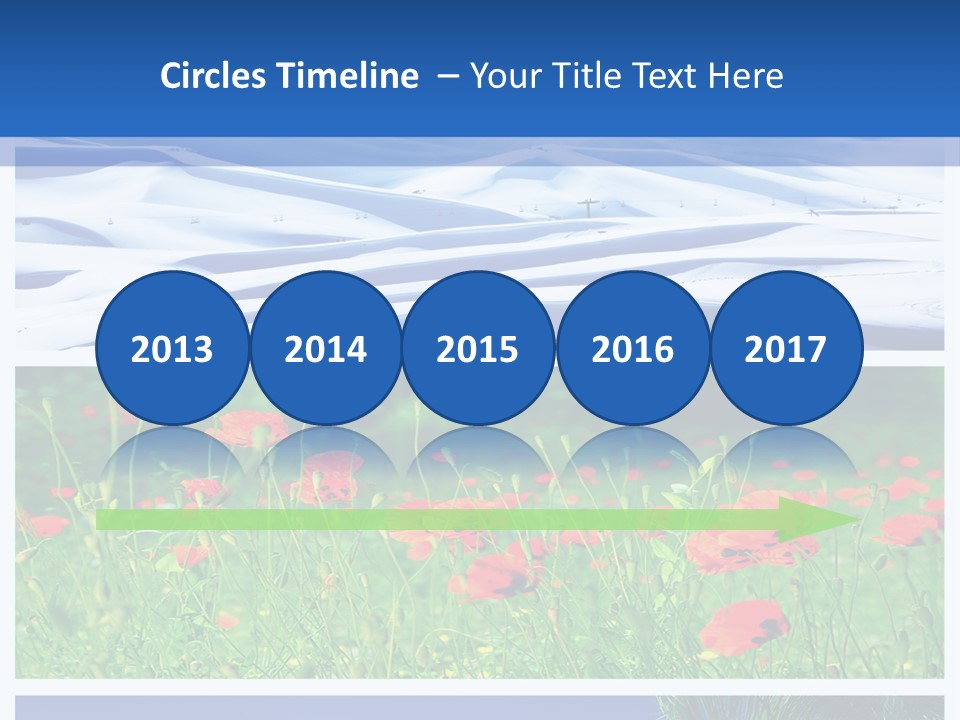 Natural Plant Water PowerPoint Template