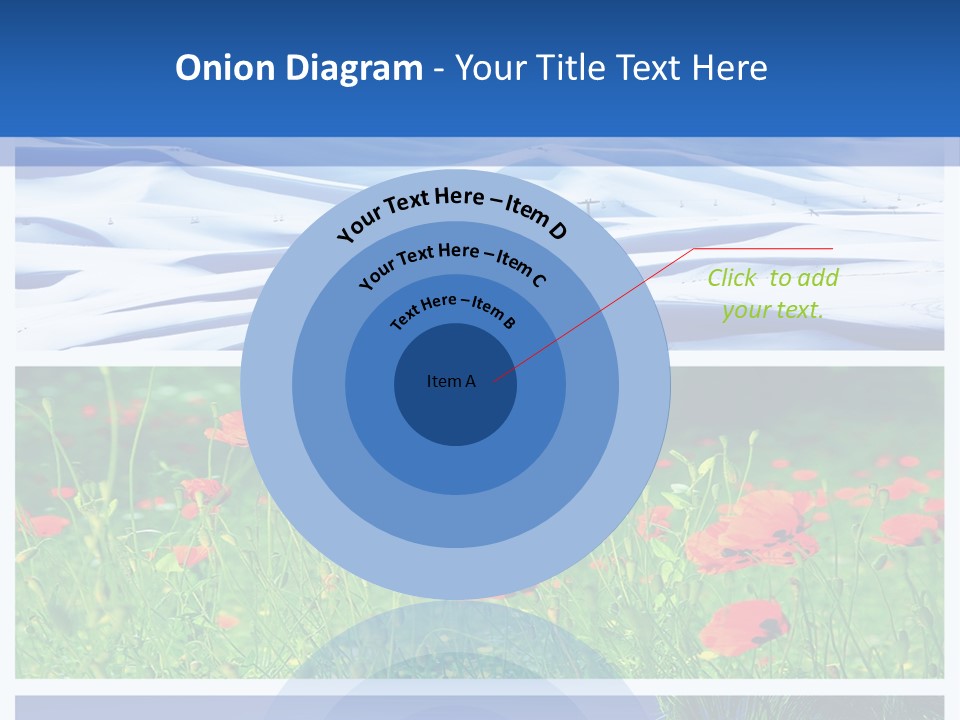 Natural Plant Water PowerPoint Template